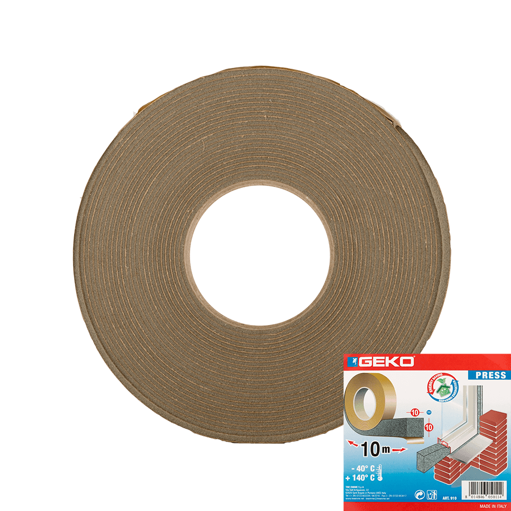 Oferte la Garnitura adeviza Geko Press, spuma expandata, 10 x 10  mm x 10 m