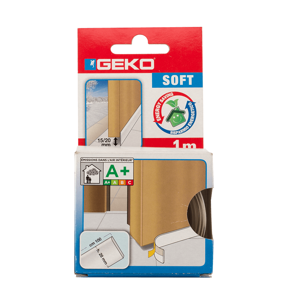 Oferte la Prag izolator din spuma PVC, Geko Soft, transparent, 28 x 2 mm x 1 m