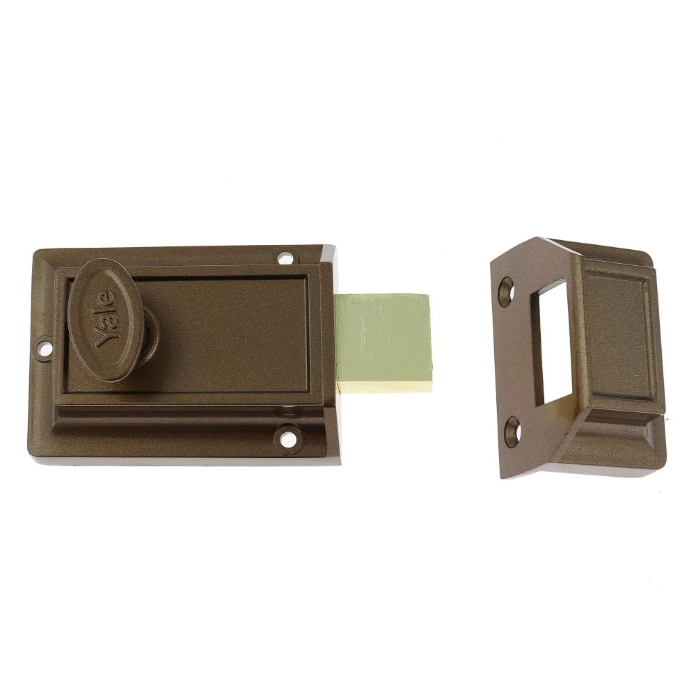 Oferte la Broasca aplicata pentru usa exterior, 200 x 150 x 100 mm, maro