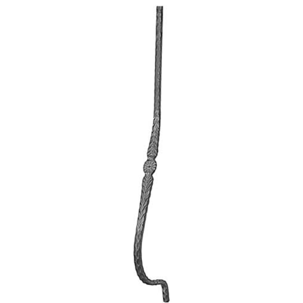 Oferte la Montant curbat din fier forjat, 900 x 155 x 14 x 14 mm