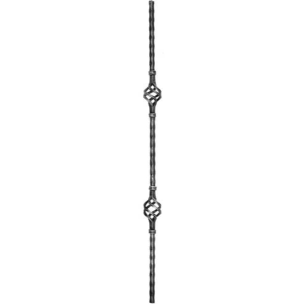 Oferte la Montant drept, amprentat, 900 x 12 x 12 mm, 2 ornamente
