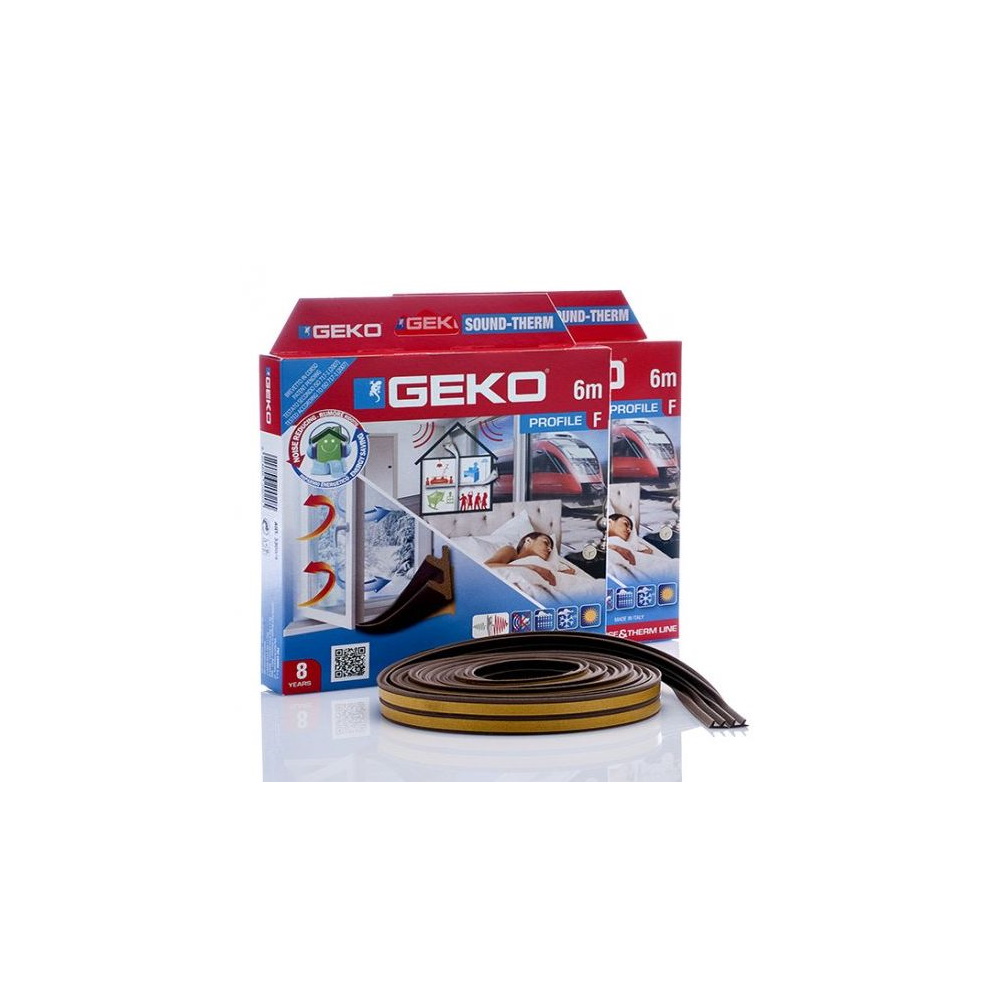 Oferte la Garnitura adeziva etansare fonica si termica, maro, 9 x 4,5 mm x 6 m