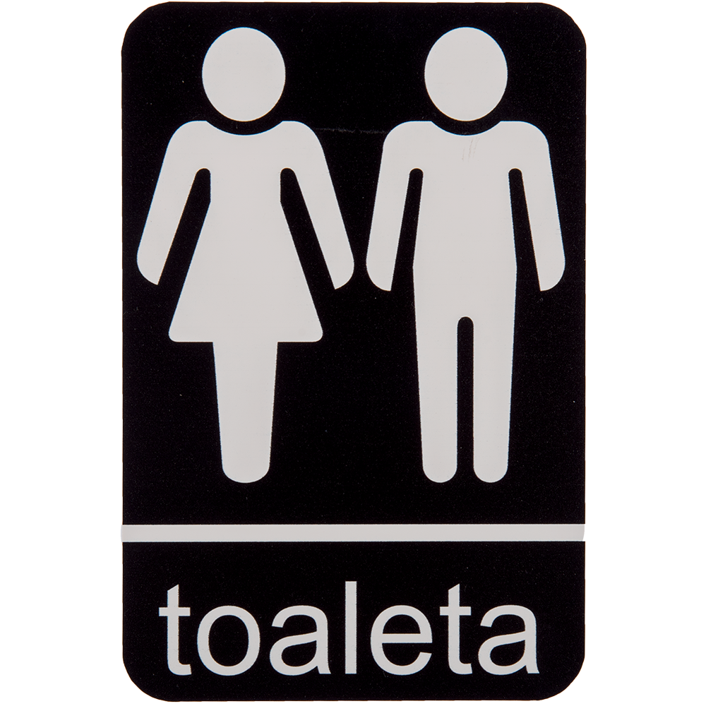 Oferte la Semn Toaleta, PVC, 10 x 14 cm