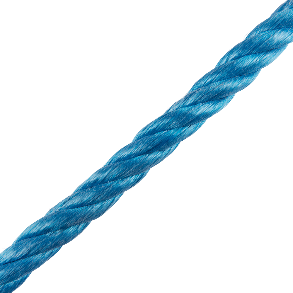 Oferte la Franghie din polipropilena, rasucita, 14 mm, albastru