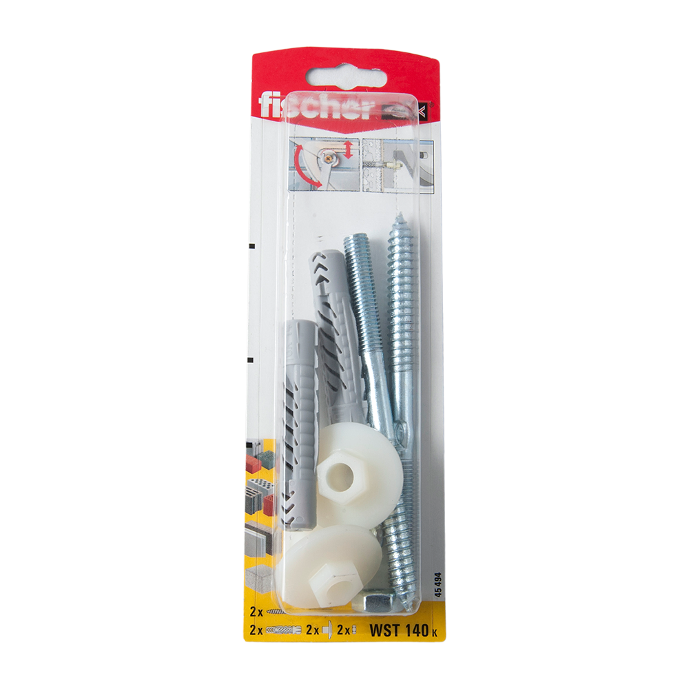 Oferte la Set fixare lavoar Fischer WST, 14 x 75 mm, 10 x 140 mm, blister