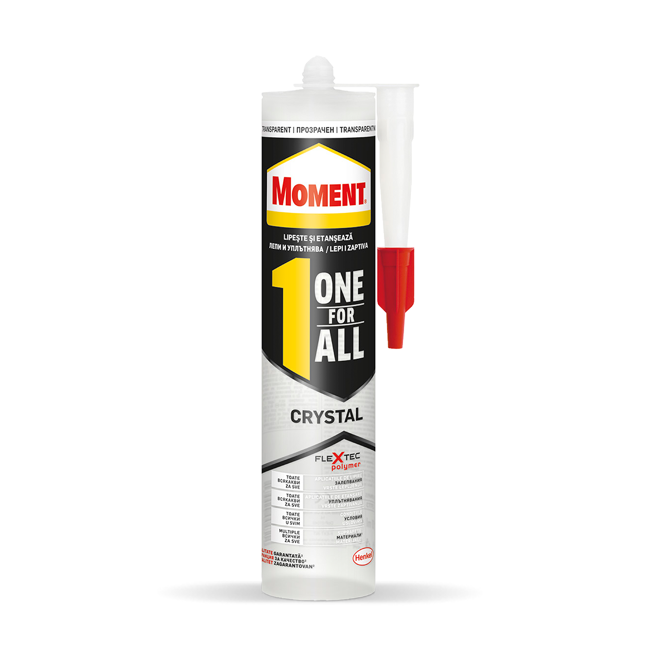 Oferte la Adeziv montaj multifunctional, interior / exterior, Moment One for All Crystal, transparent, 290 g  