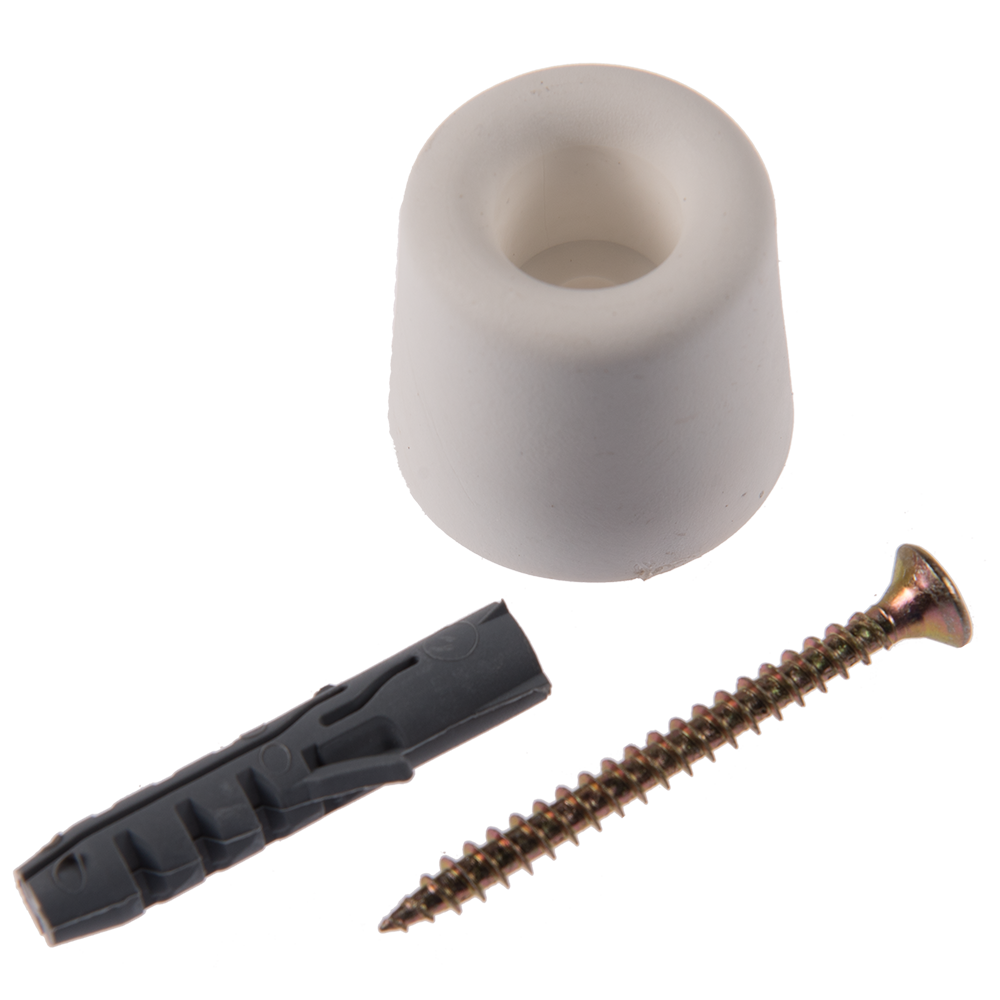 Oferte la Opritor de usa din cauciuc L35, alb