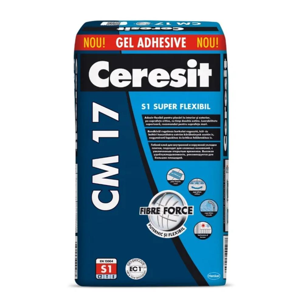 Oferte la Adeziv super flexibil pentru gresie si faianta Ceresit CM 17, interior / exterior, 25 kg