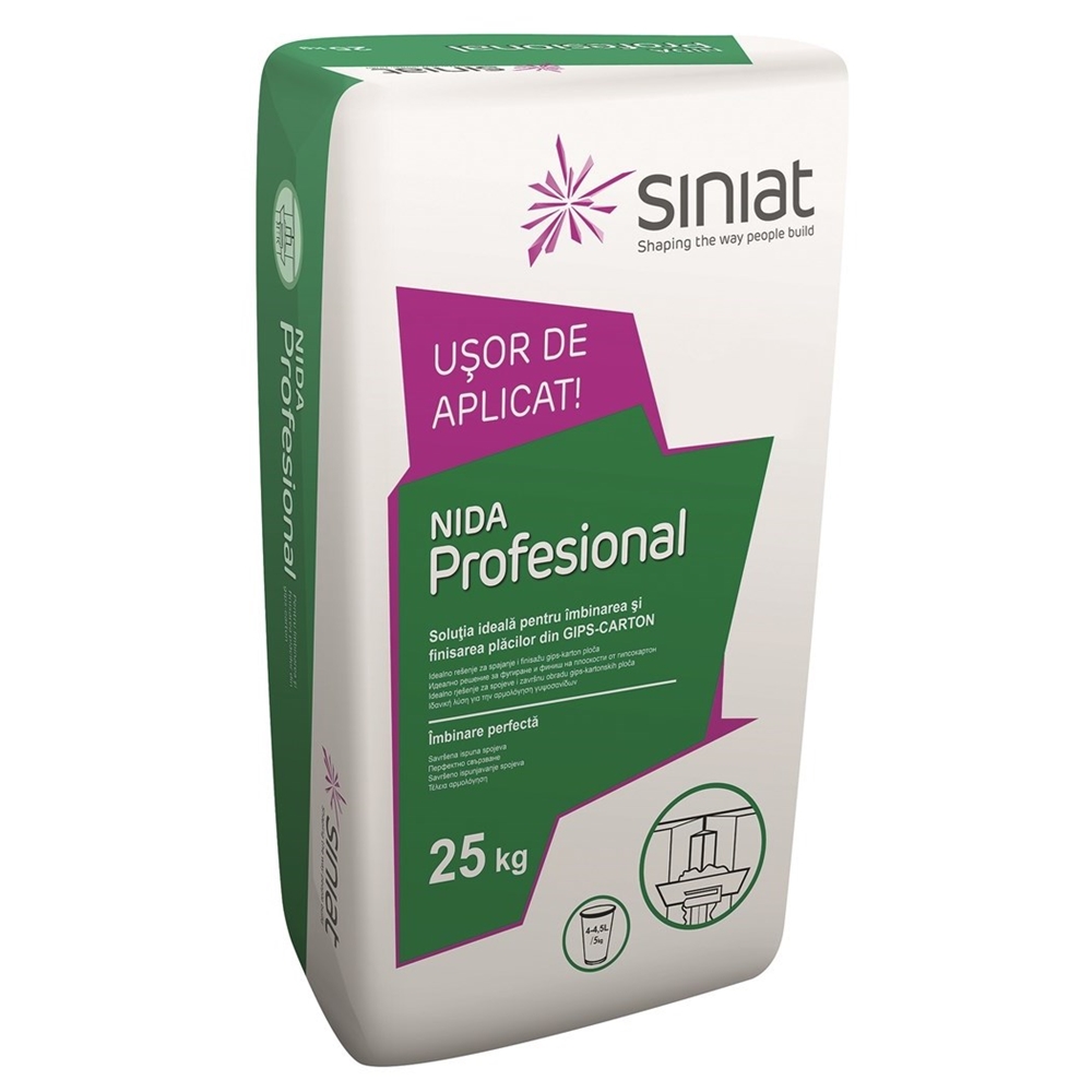 Oferte la Ipsos de imbinare Siniat Nida Professional, 25 kg