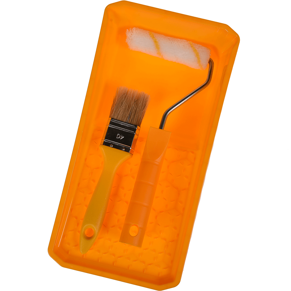 Oferte la Set trafalet + pensula + tava pentru zugravit, diametru rola 10 cm