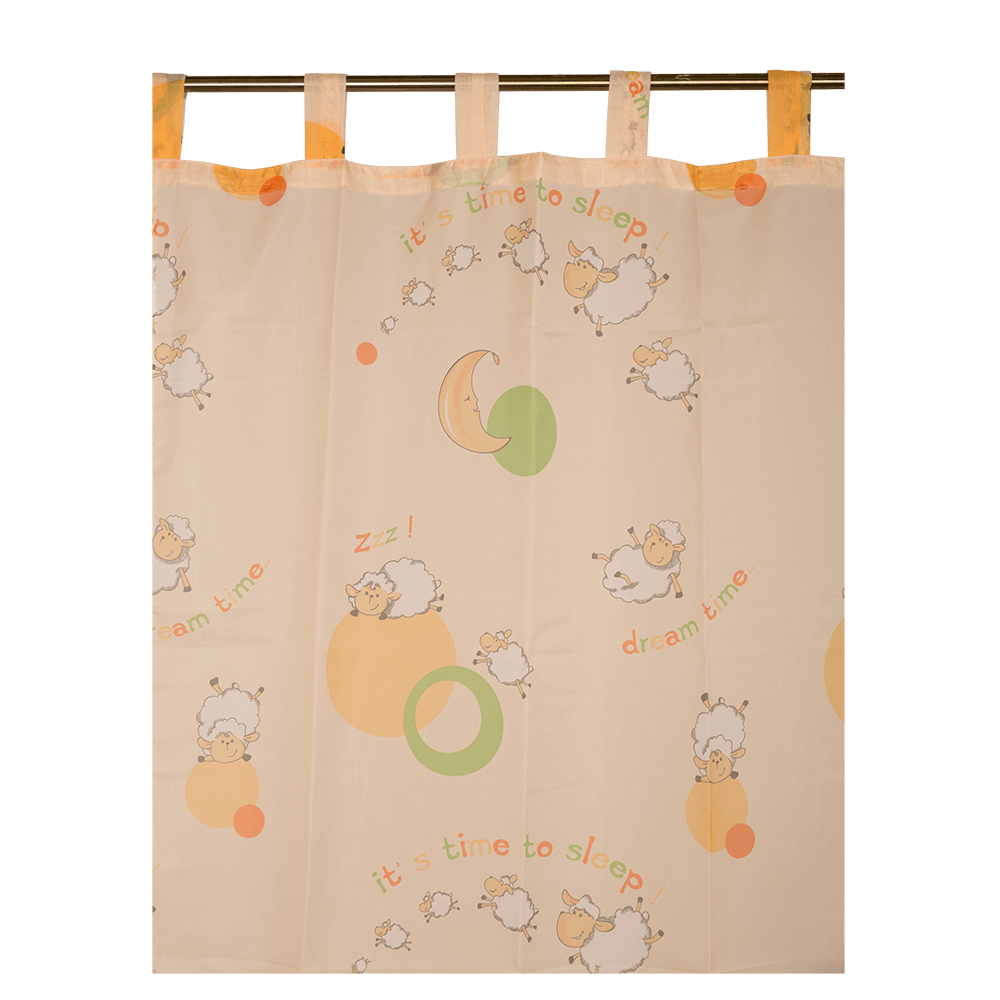 Oferte la Perdea Rovitex Sheep 6702, model cu desene, multicolor, poliester, 145 x 245 cm
