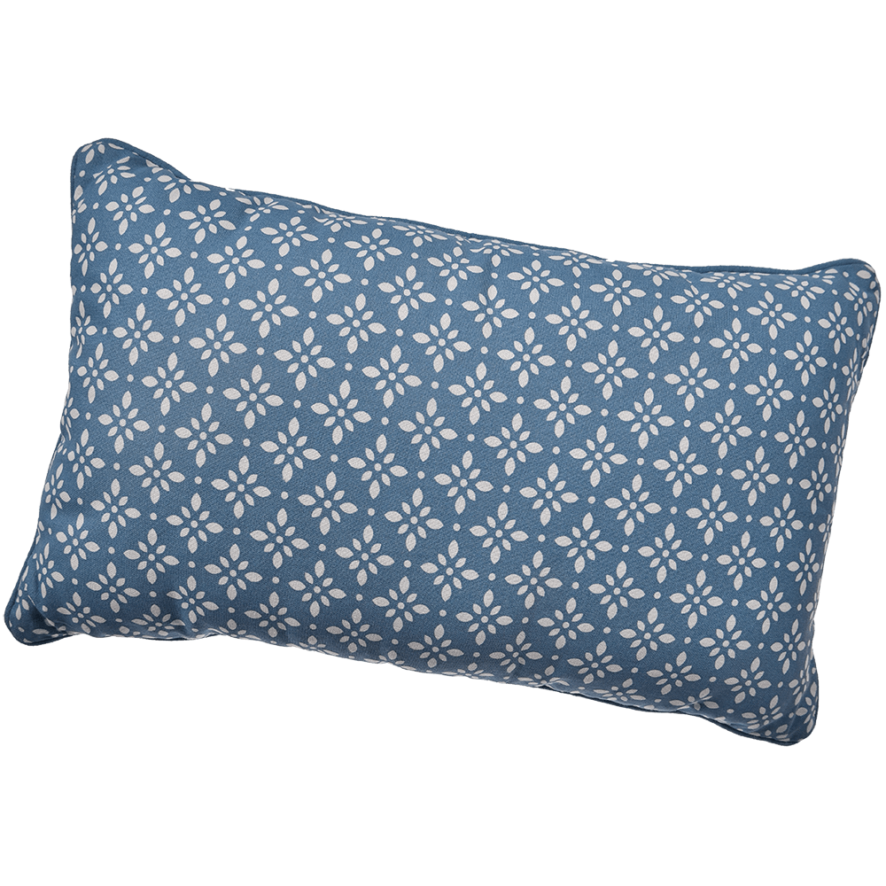 Oferte la Perna decorativa Mosaik, bumbac 100%, bleu inchis, 30 x 50 cm, dreptunghiulara