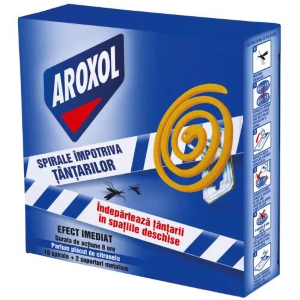 Oferte la Spirale antitantari Aroxol, aroma citronela, pentru exterior 10 bucati
