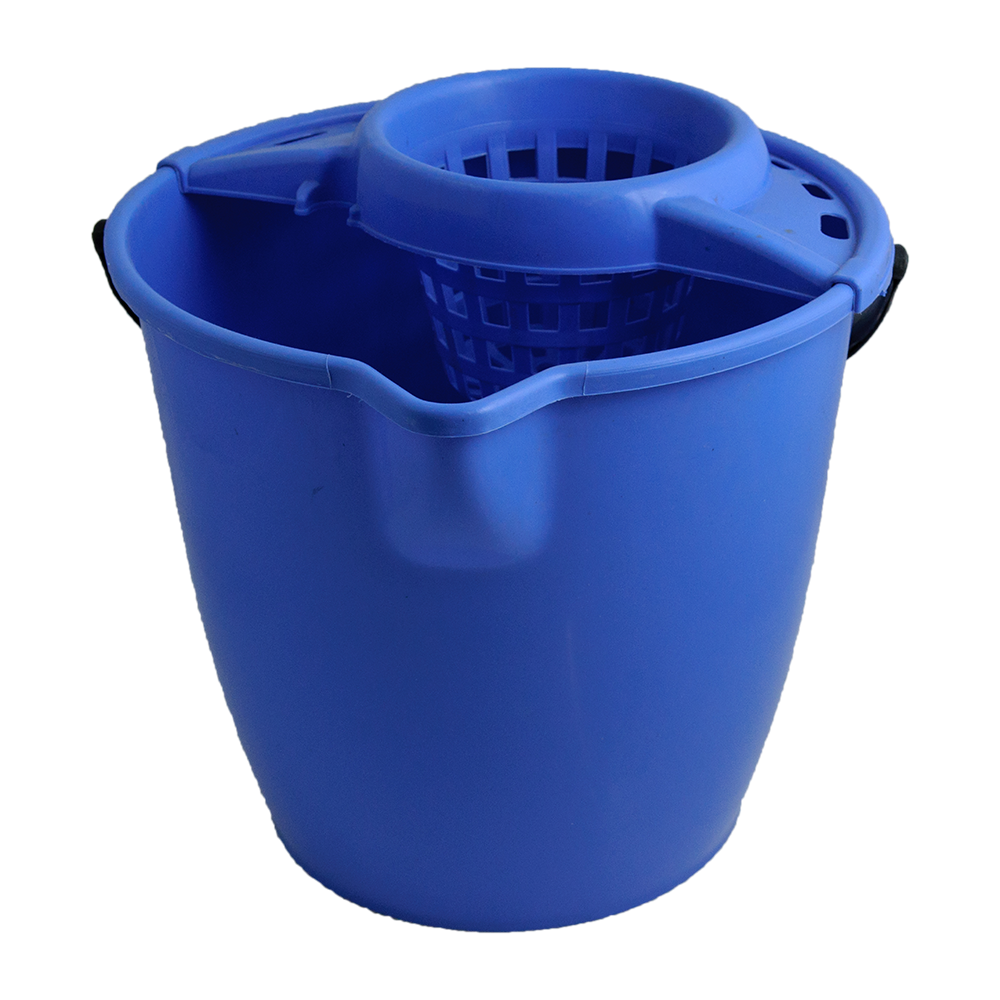 Oferte la Galeata din plastic cu storcator, Plastina, albastru, 12 L