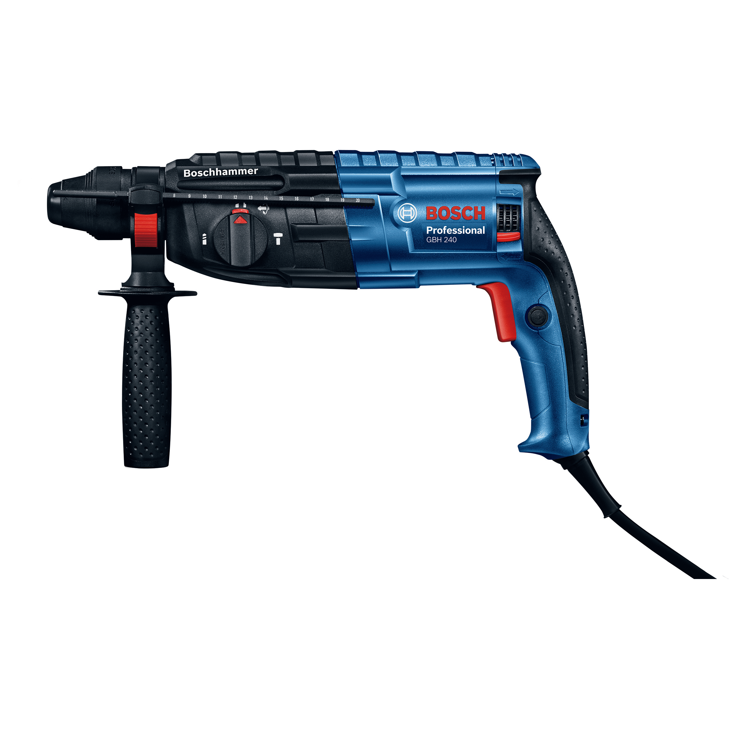 Oferte la Ciocan rotopercutor Bosch GBH240 Professional, SDS-plus, 3 functii, 790 W, 2,7 J