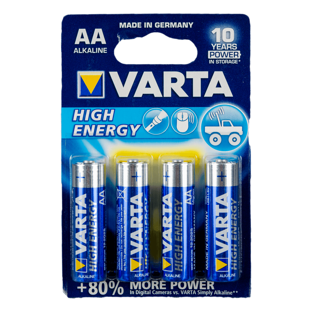 Oferte la Set baterii alcaline AA Varta High Energy, 1.5 V