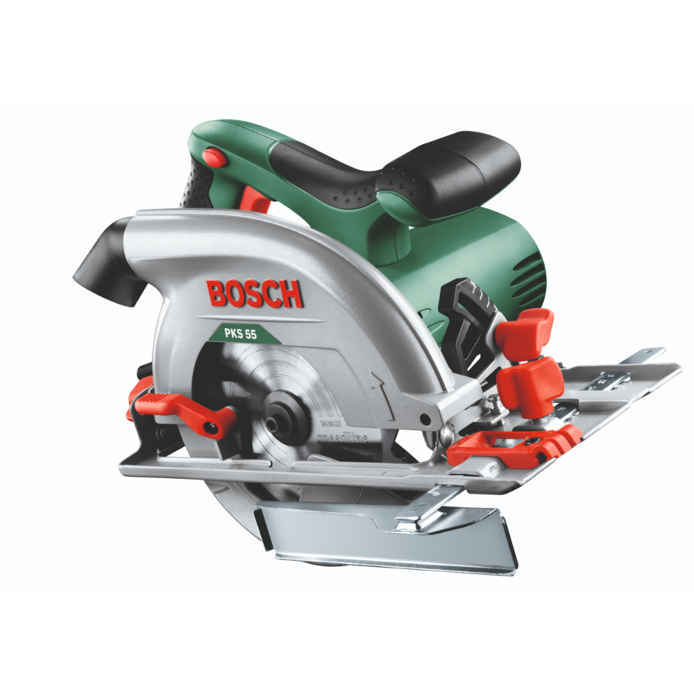 Oferte la Fierastrau circular electric Bosch Pks 55, inclinare 0-45°, 1200W, 5600 rpm
