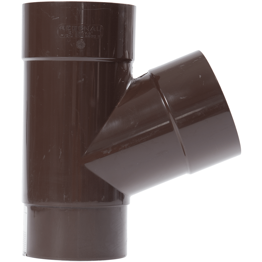 Oferte la Ramificatie pentru burlan, PVC, D100 mm, 67.5°,maro