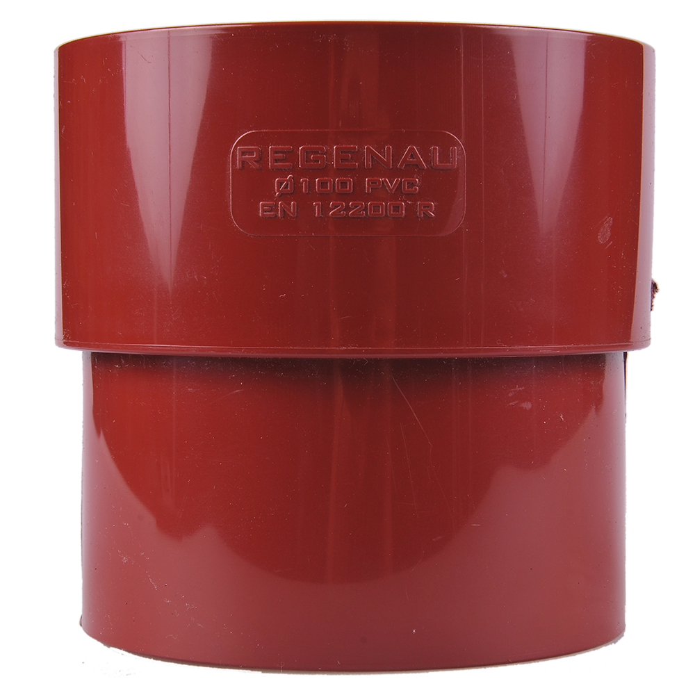 Oferte la Mufa burlan, PVC, Regenau, rosu RAL 3011, diam. 100 mm