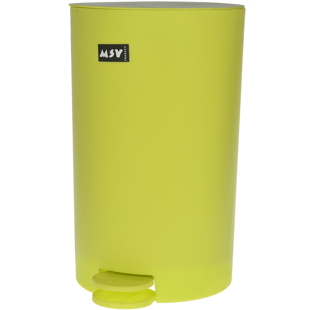 Oferte la Cos gunoi cu pedala MSV, plastic, verde, 3 l