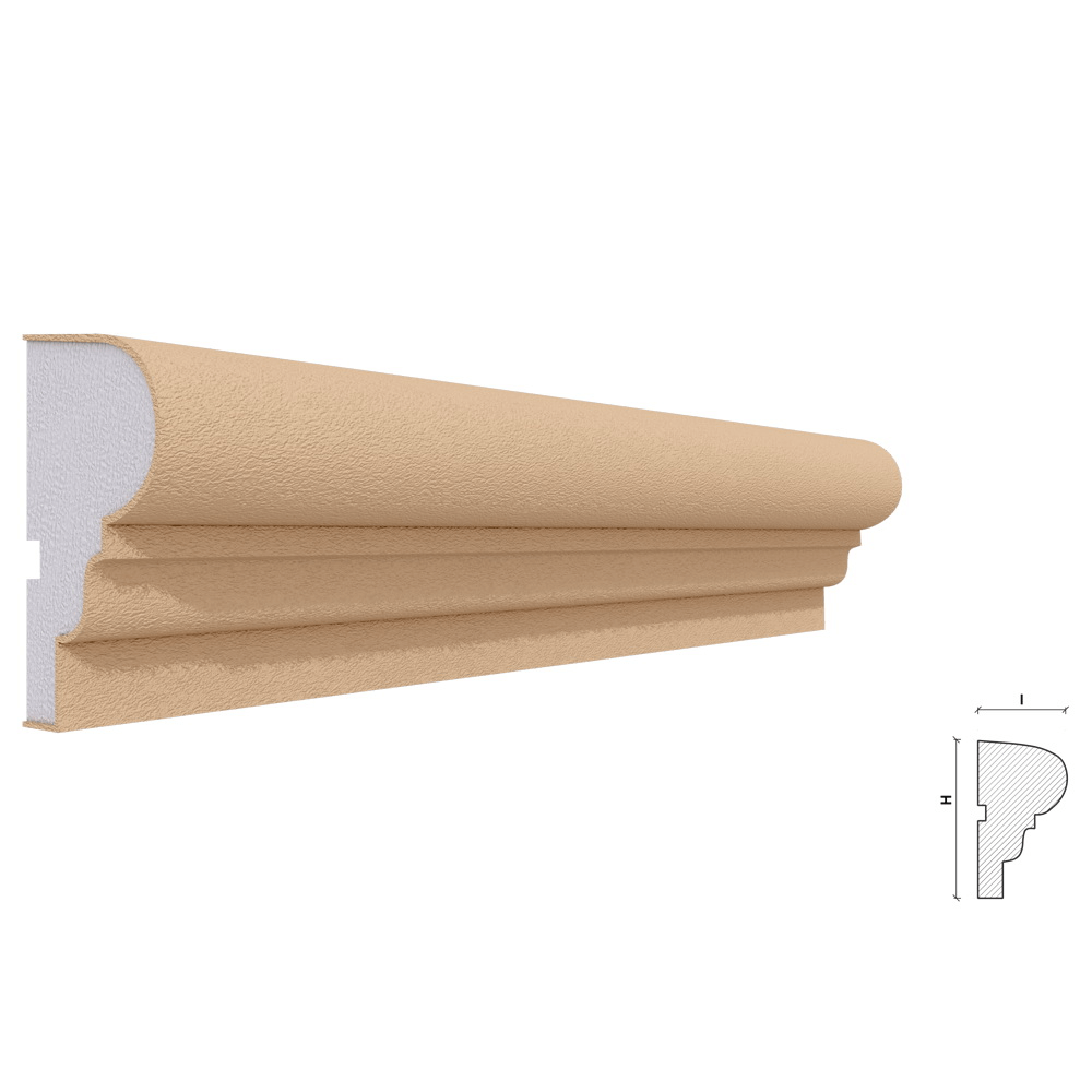 Oferte la Ancadrament ferestre si usi Akfix FP102,  polistiren EPS + rasina, 100 x 55 x 2000 mm