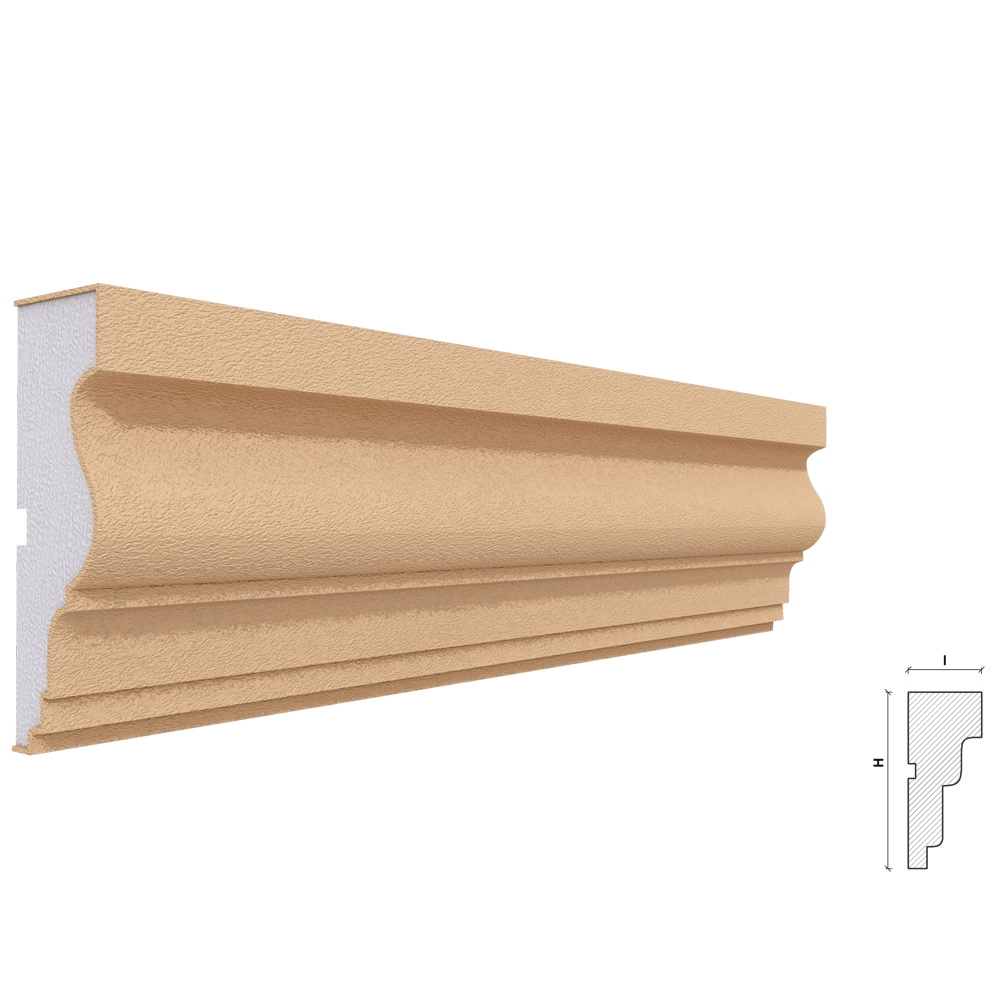 Oferte la Ancadrament ferestre si usi Akfix FP116, polistiren EPS + rasina, 120 x 40 x 2000 mm