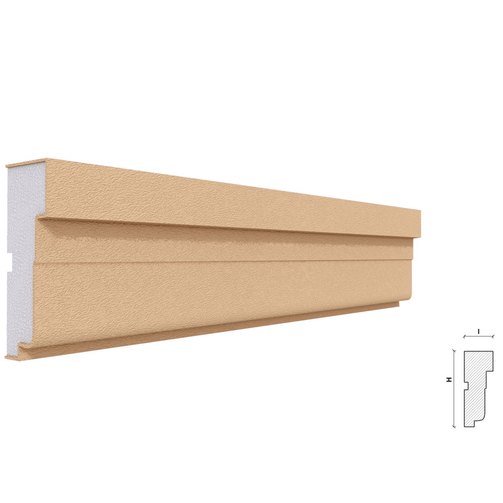 Oferte la Ancadrament ferestre si usi Akfix FP108,  polistiren EPS + rasina, 100 x 38 x 2000 mm