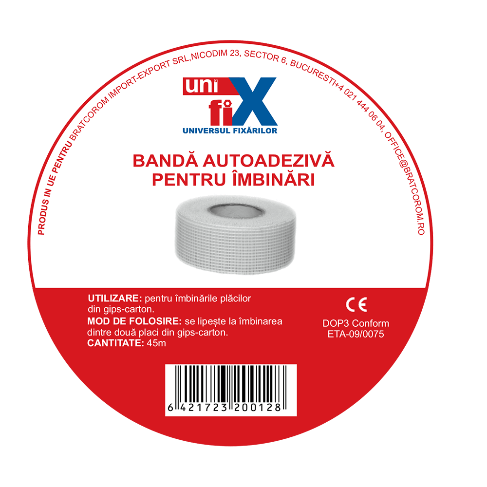 Oferte la Banda autoadeziva pentru rosturi la placile de gips-carton, 45 ml/rola