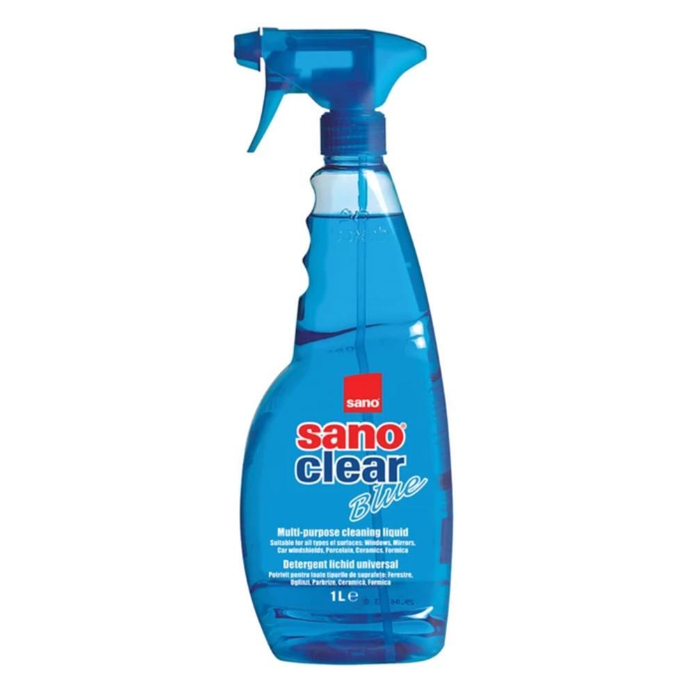 Oferte la Solutie universala curatat geamuri Sano Clear cu pulverizator 1 L