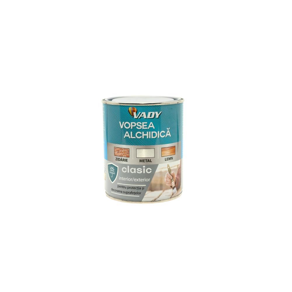 Oferte la  Vopsea alchidica Vady clasic, pentru lemn/metal/zidarie, interior/exterior, crem, 0,6 l