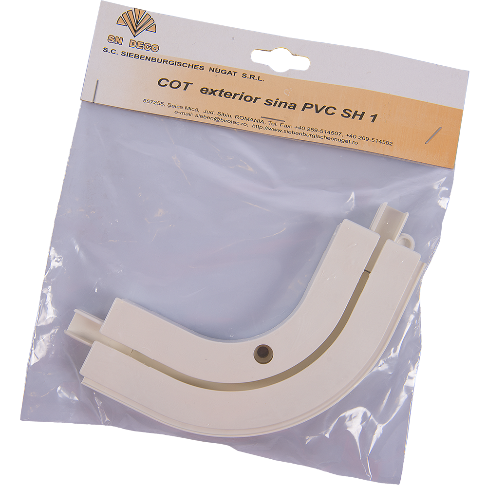 Oferte la Cot exterior sina tavan SH1, PVC, alb, 1 canal