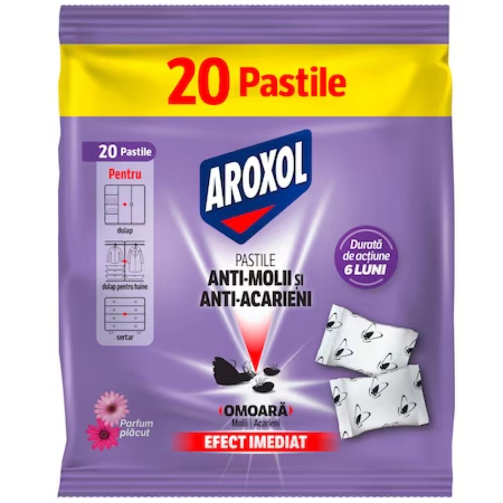 Oferte la Pastile antimolii si antiacarieni, Aroxol, lavanda, 20 bucati