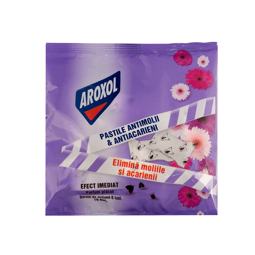 Oferte la Pastile Aroxol antimolii si antiacarieni, parfumate, 100 gr