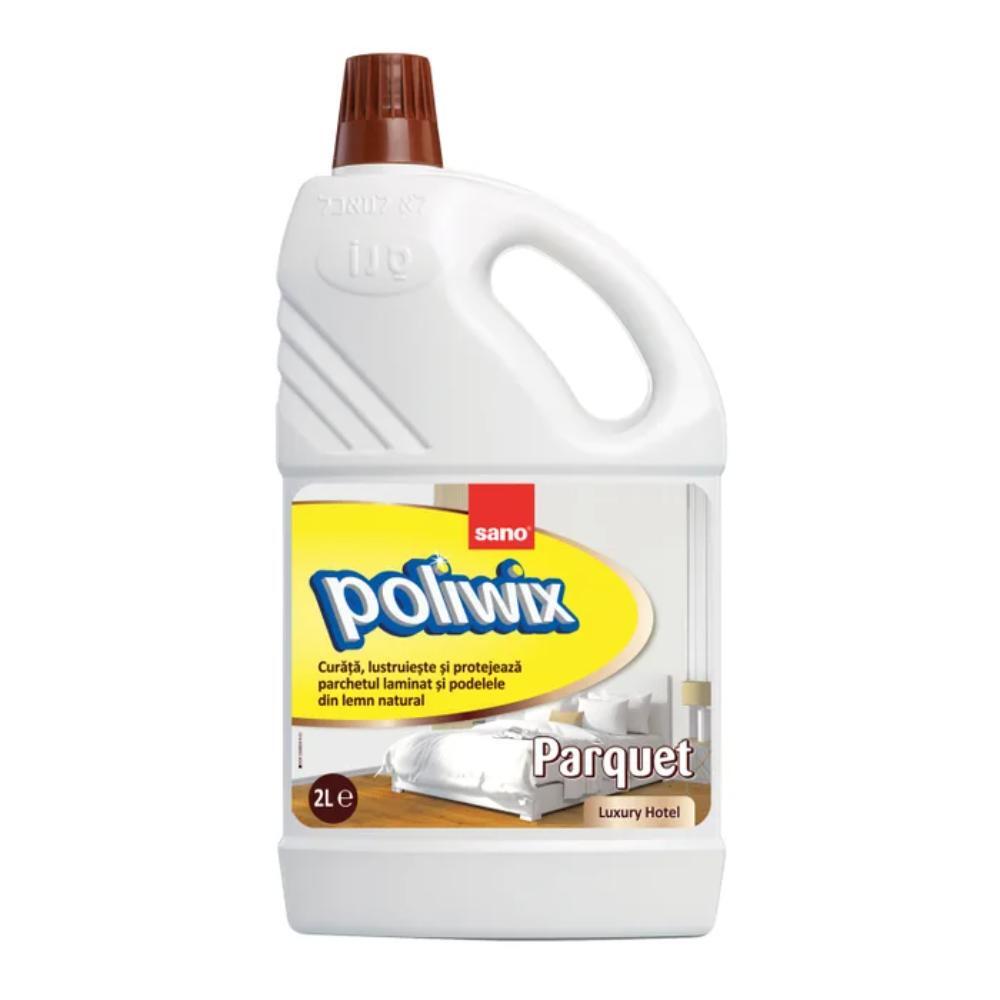 Oferte la Detergent cu ceara pentru parchet Sano Poliwix, 2 l