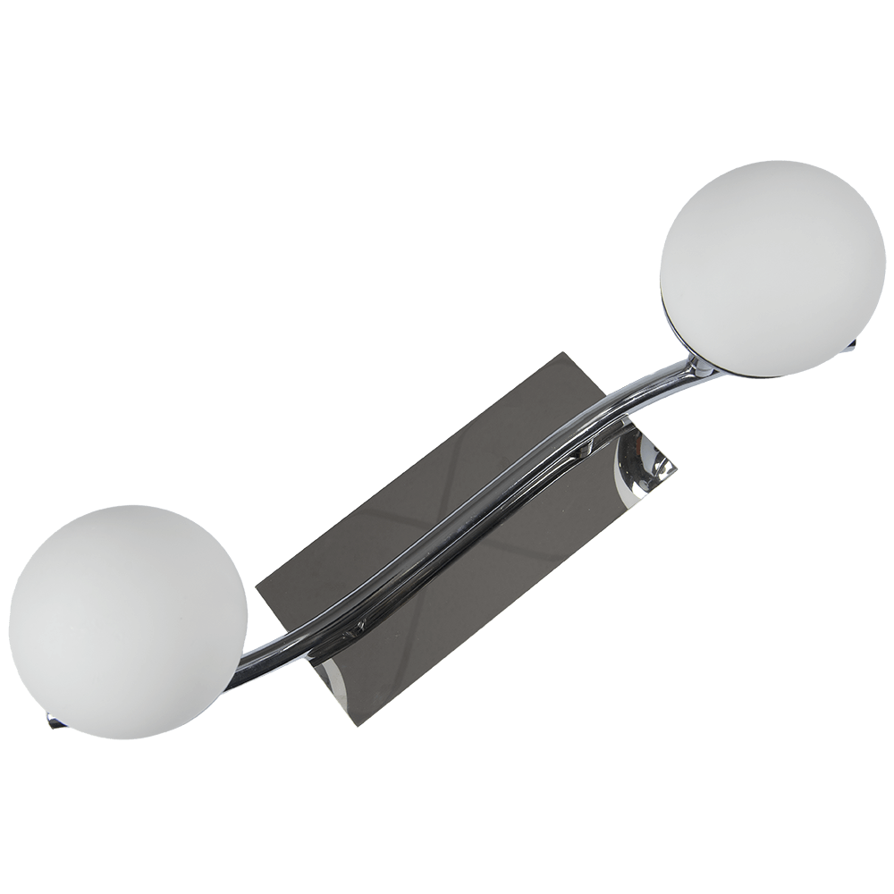 Oferte la Plafoniera Horoz Hl7182l, aluminiu/sticla, 2 x LED, 4W, argintiu/alb