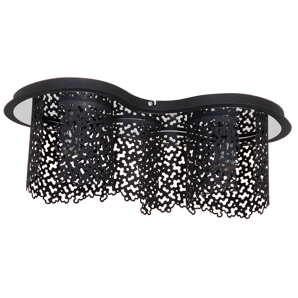 Oferte la Plafoniera Sokeri, 2 x E14, negru + alb
