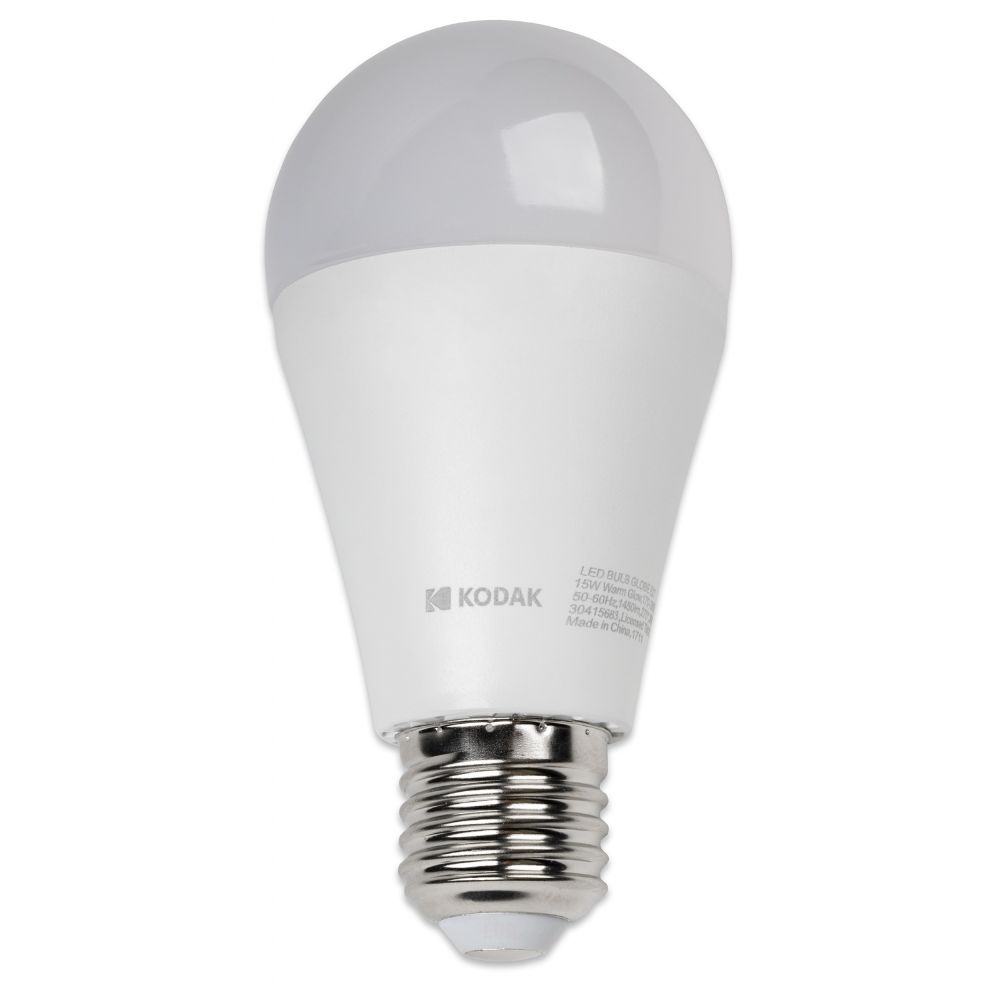 Oferte la Bec LED Kodak A60, glob, E27, 15 W, 1450 lm, lumina calda 2700-3000K