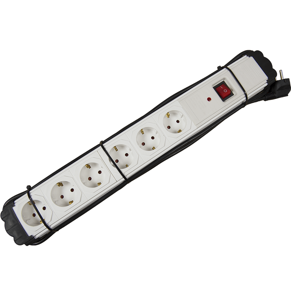 Oferte la Prelungitor 6 prize, 16A, cu interupator si protectie, 250 V