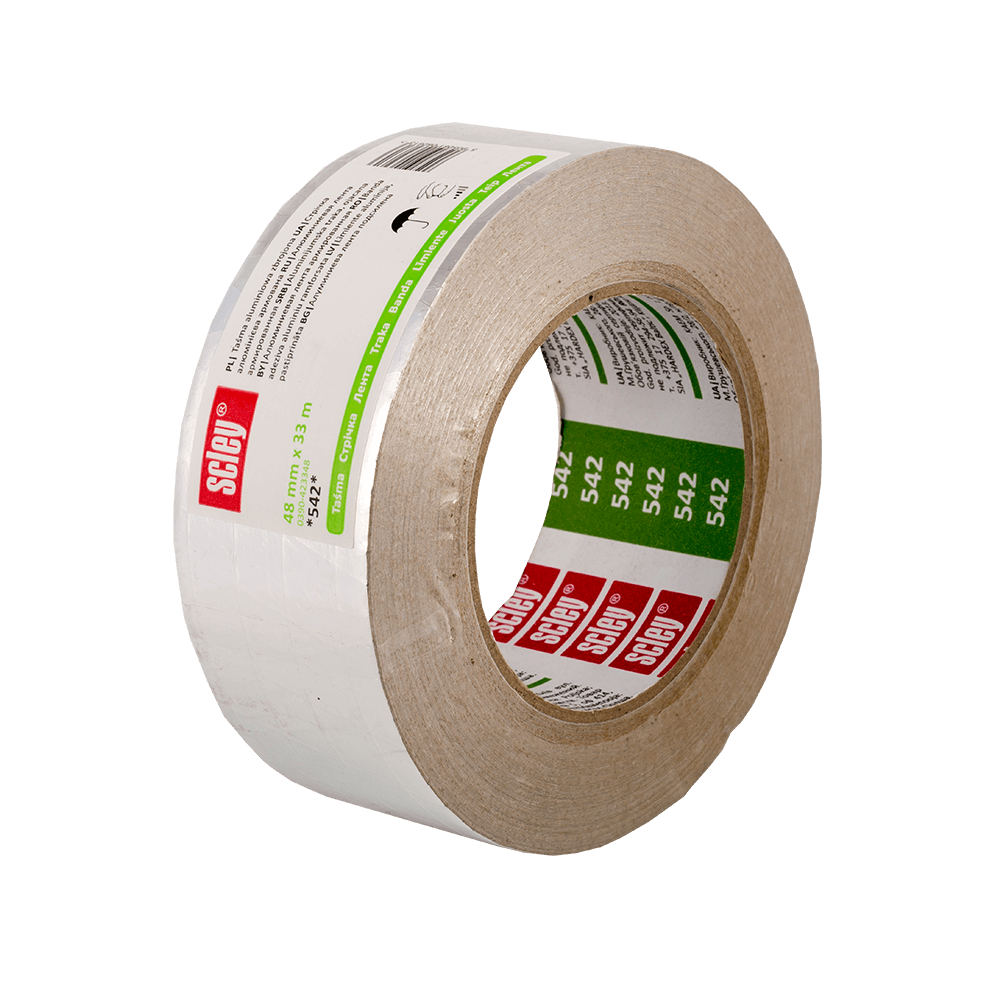 Oferte la Banda adeziva din aluminiu ranforsat Scley Hardex 542, argintiu, 33 m x 48 mm