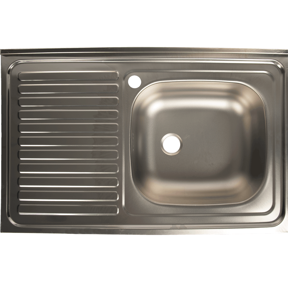 Oferte la Chiuveta bucatarie Doruq, inox, satinat, cuva dreapta, adancime 17 cm, 50 x 80 cm