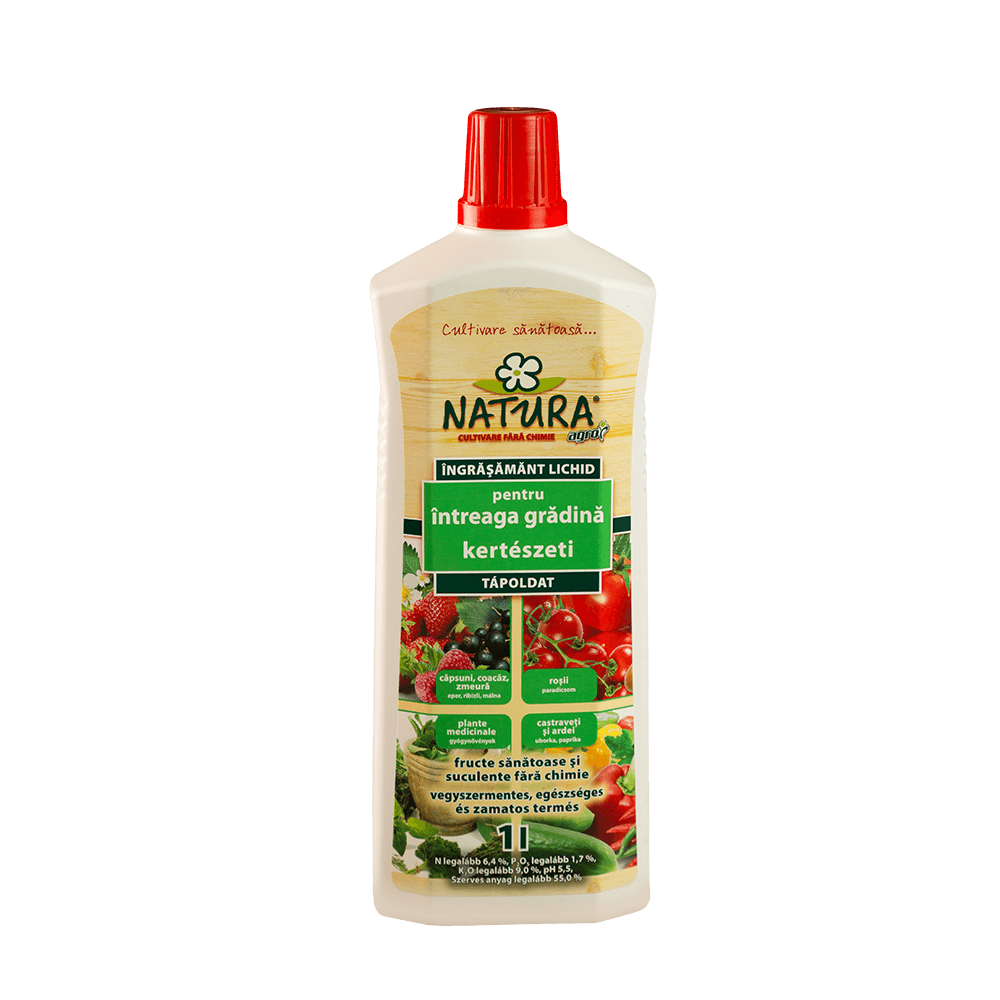 Oferte la Ingrasamant lichid pentru intreaga gradina Natura, 1 l