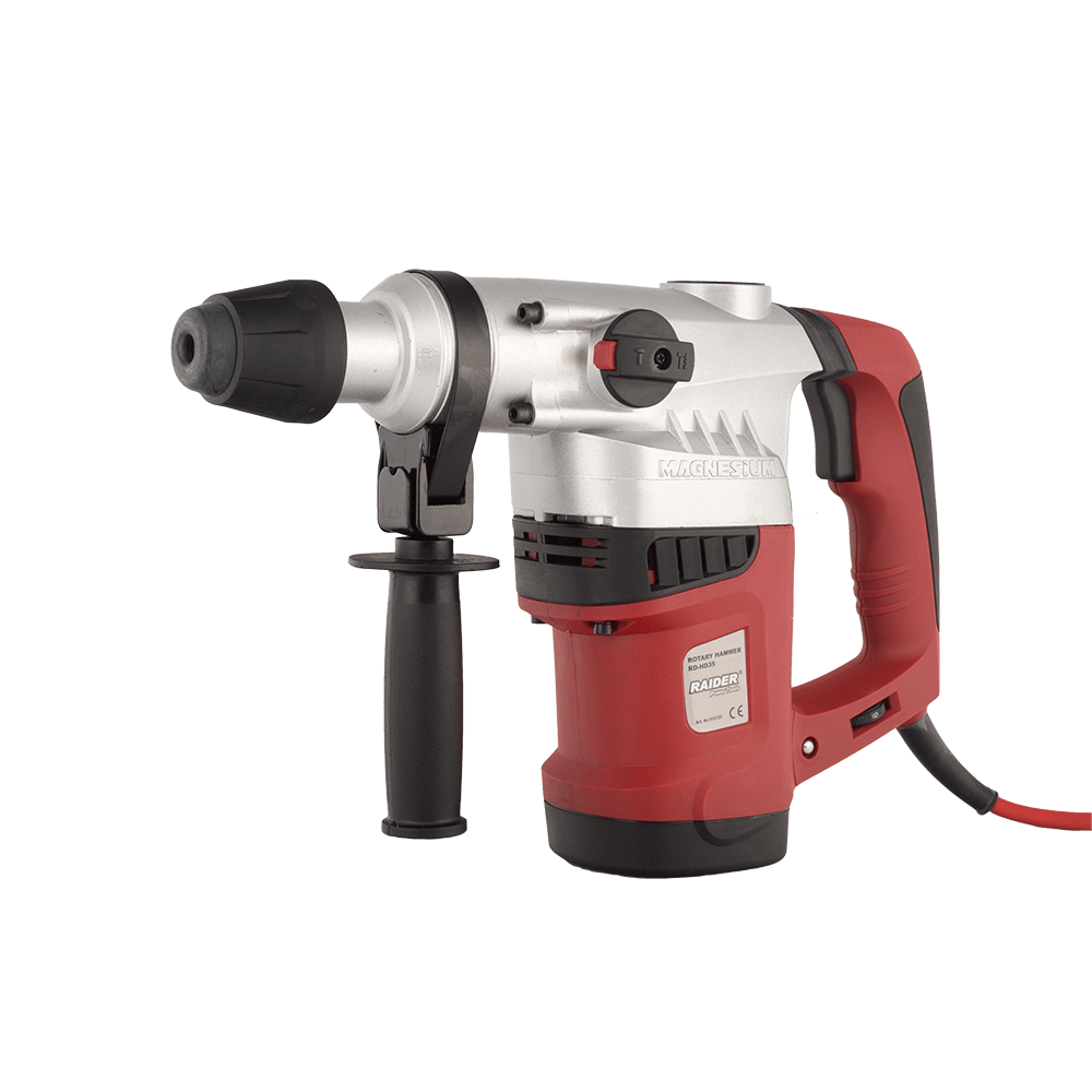 Oferte la Ciocan rotopercutor Raider RDP-HD35, SDS+, 3 functii, 1500 W, sistem antivibratii