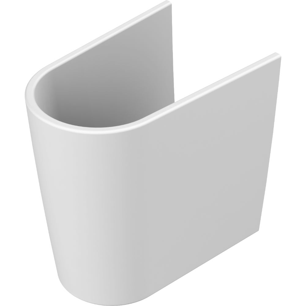 Oferte la Semipiedestal CeraStyle Bella, portelan, alb, 260 mm
