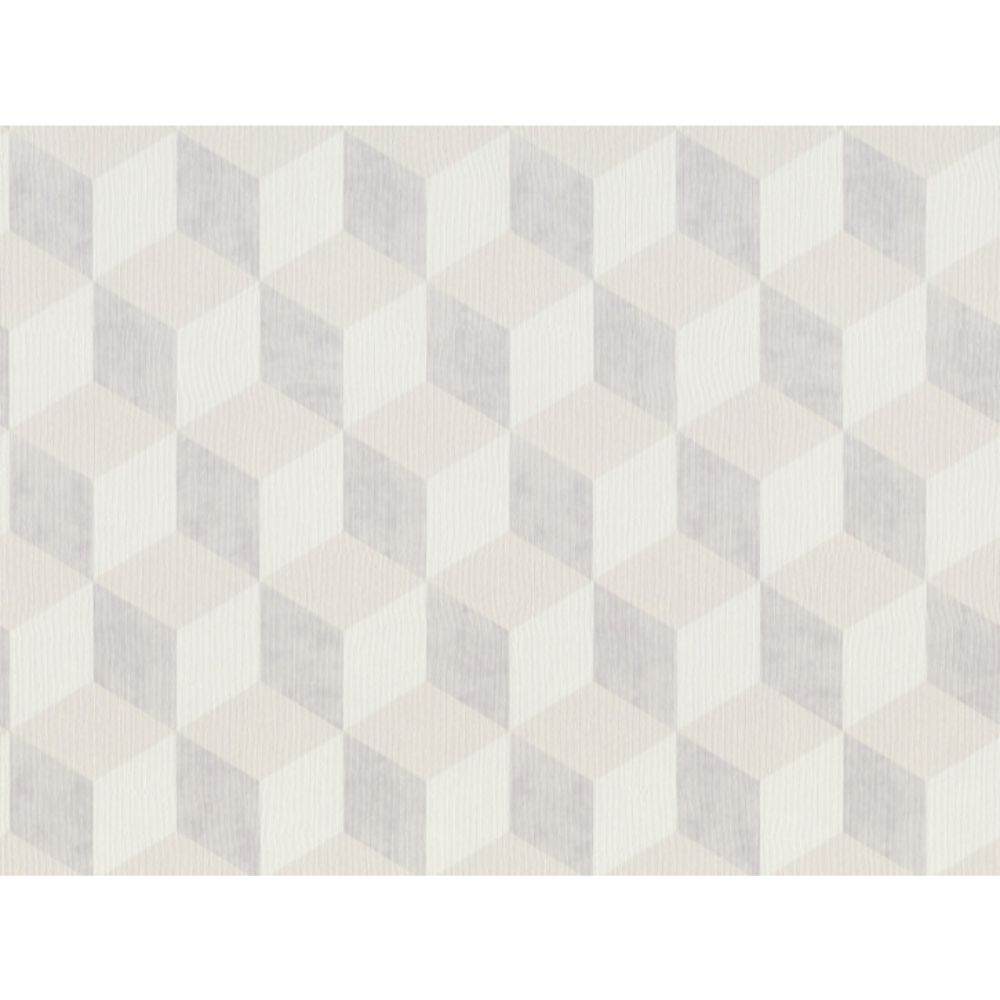 Oferte la Tapet vinil Cubiq 220363, bej, model geometric 3D, 10 x 0.53 m