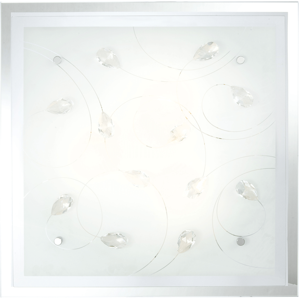 Oferte la Plafoniera Jasmina, 3 x E27, 40W, 420 x 420 x 85 mm