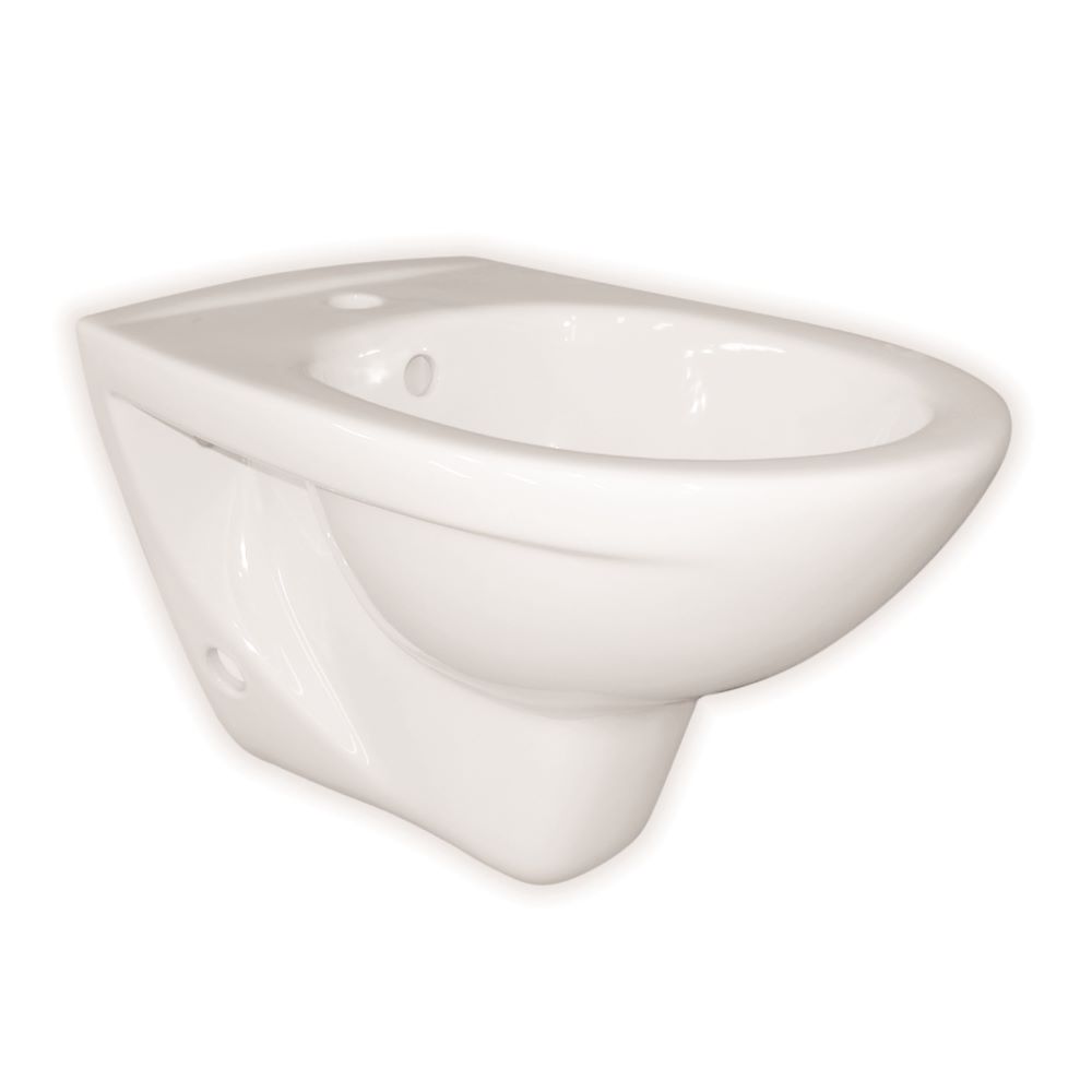 Oferte la Bideu suspendat Fayans Zoom Neo, ceramica, evacuare laterala, 355 x 530 mm, alb