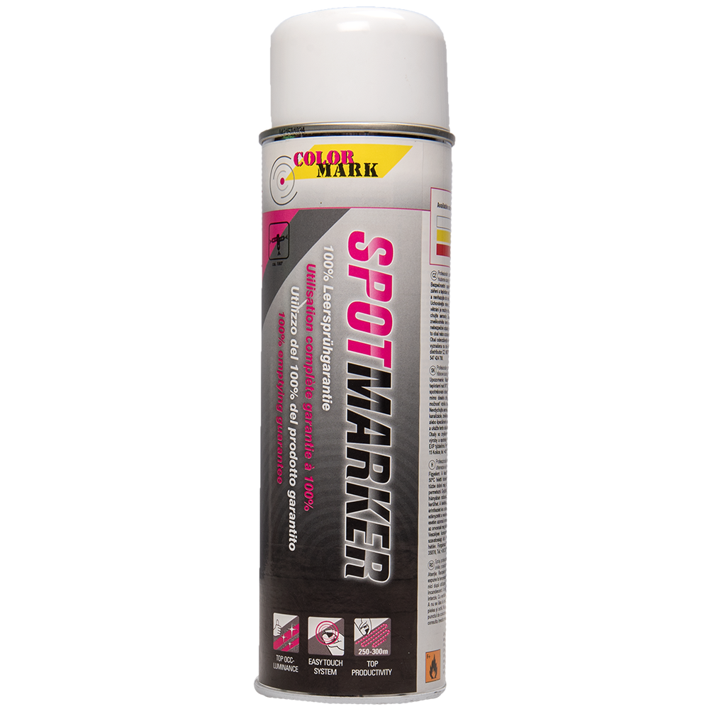 Oferte la Vopsea spray marcaj rutier Dupli-Color, alb, mat, exterior, 500 ml
