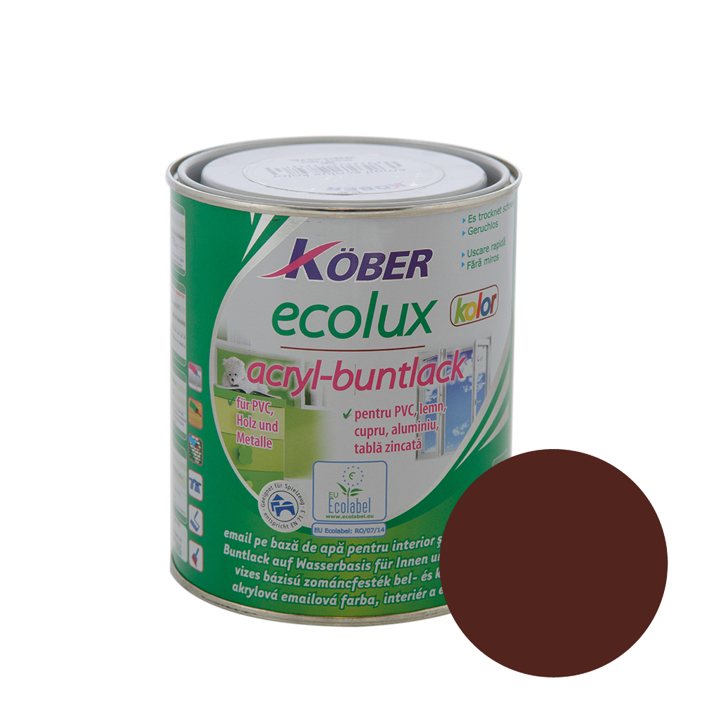 Oferte la Email Ecolux Kolor maro roscat 0,75 L