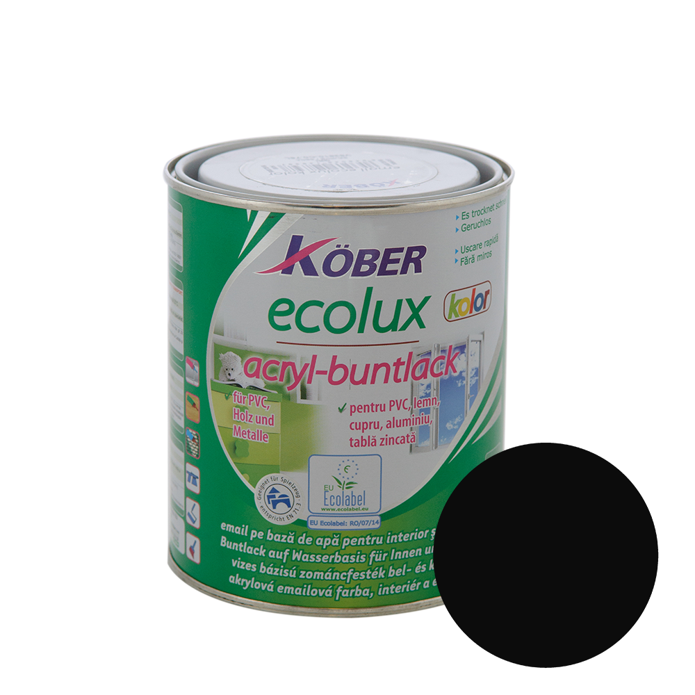 Oferte la Email Ecolux Kolor negru 0,75 L