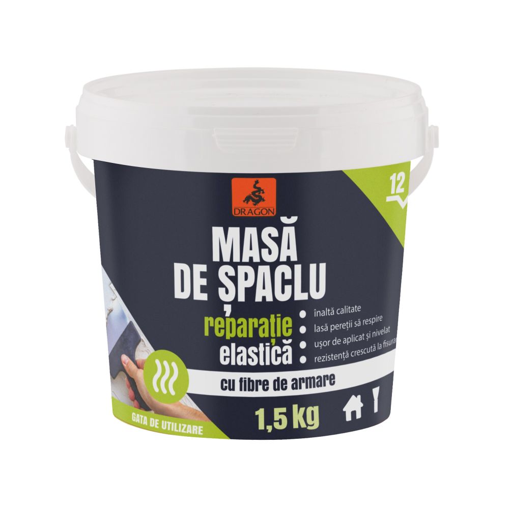 Oferte la Masa de spaclu elastica Dragon, 12x12, 1,5 kg 